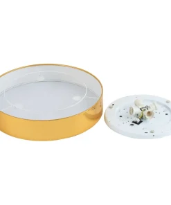 Elegancka lampa sufitowa ⌀60cm złoty abażur TK 4843 z serii RONDO GOLD*Sklep Kaja Cheap