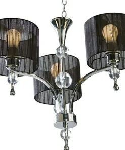 Sale Sklep Kaja Elegancka lampa wisząca dark glamour AZ0498 IMPRESS BLACK | Kaja czarny