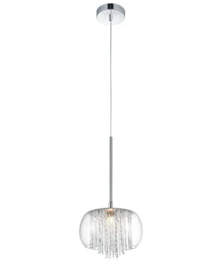 Cheap Sklep Kaja Elegancka lampa wisząca do sypialni AZ3081 REGO | Kaja Oświetlenie chrom