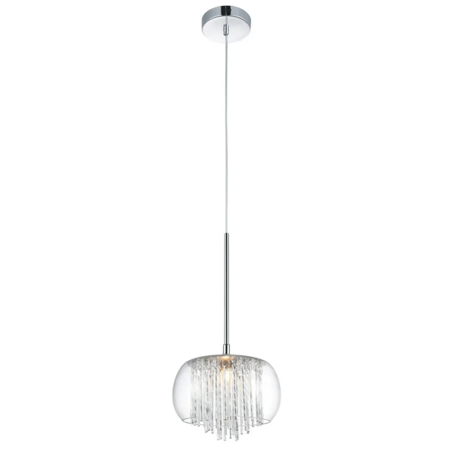 Cheap Sklep Kaja Elegancka lampa wisząca do sypialni AZ3081 REGO | Kaja Oświetlenie chrom