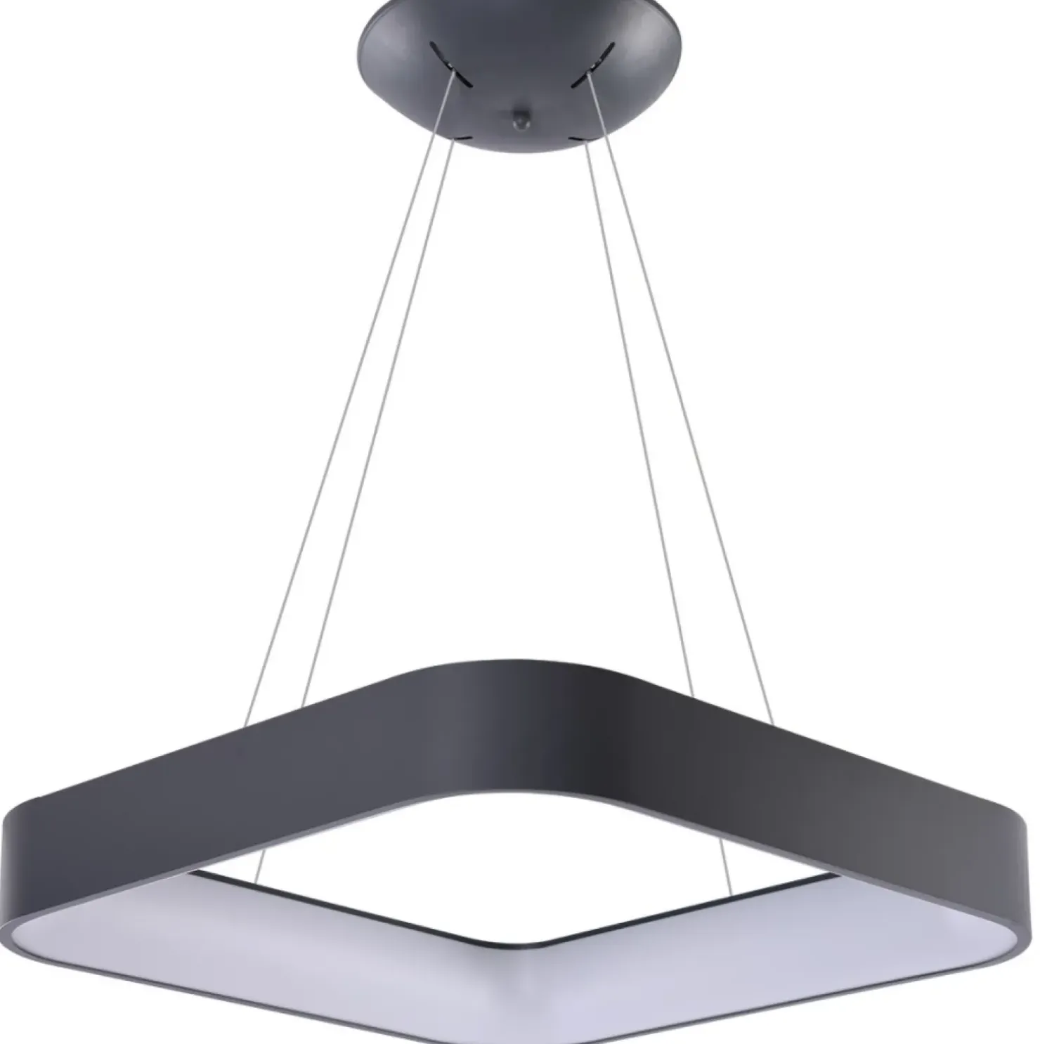 Fashion Sklep Kaja Elegancka lampa wisząca LED sterowana AZ3986 SOLVENT | Kaja szary