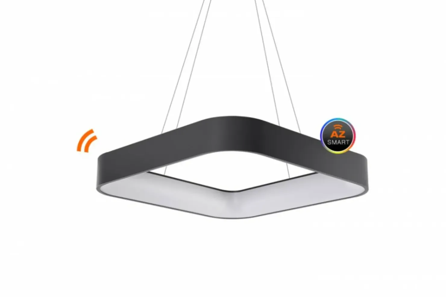 Fashion Sklep Kaja Elegancka lampa wisząca LED sterowana AZ3986 SOLVENT | Kaja szary