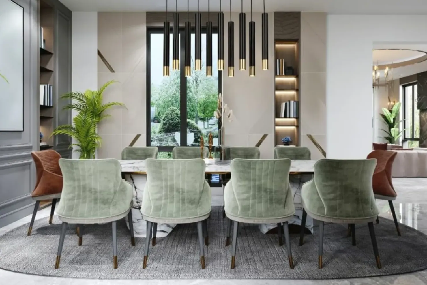 Clearance Sklep Kaja Elegancka lampa wisząca nad stół w jadalni SIG 33399 - SOPEL GRAND