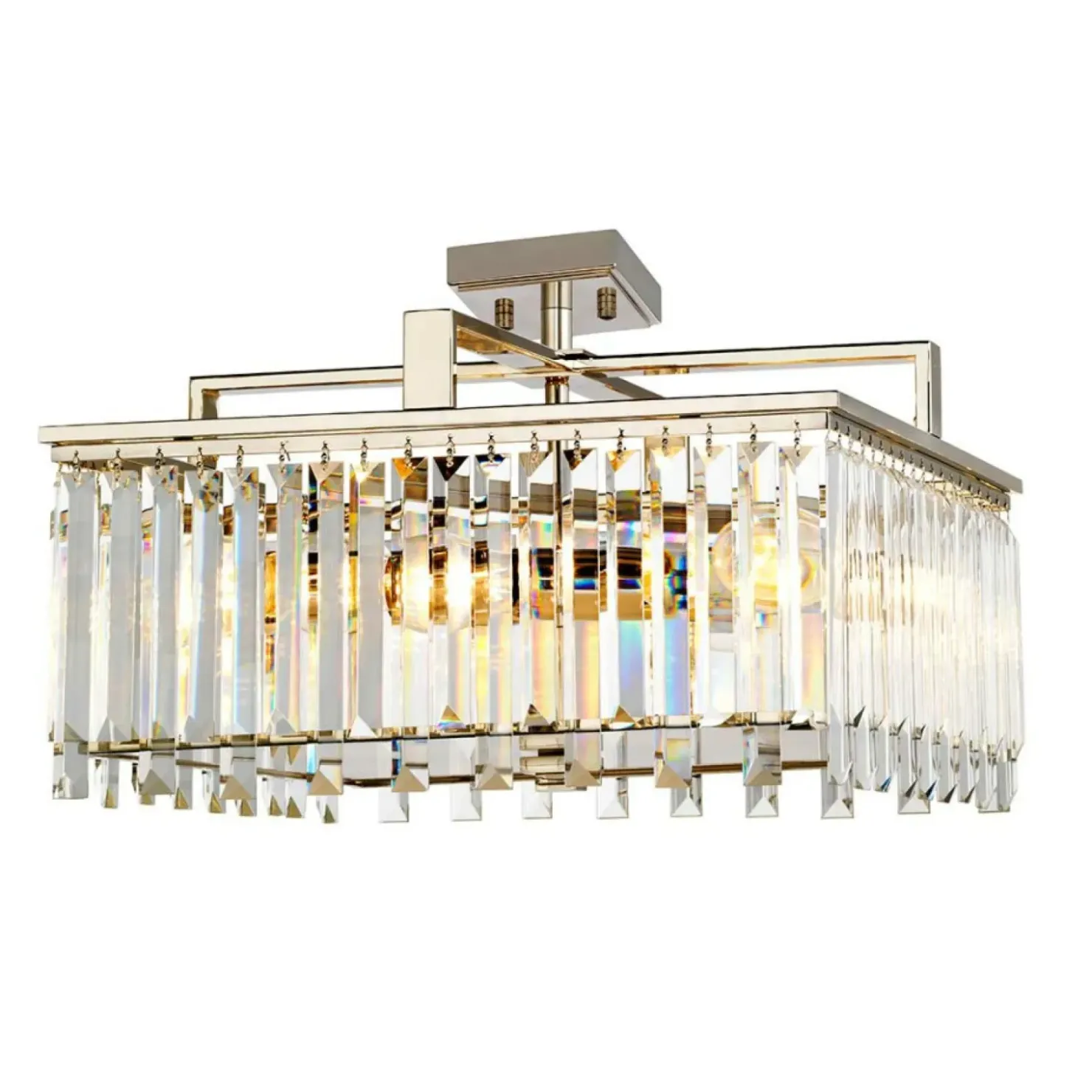 Elegancka lampa wisząca, polerowany nikiel ARIES-4P-L z serii ARIES*Sklep Kaja Online