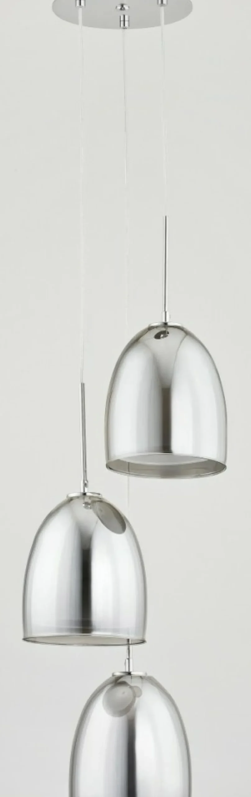 Best Sale Sklep Kaja Elegancka lampa wisząca w chromie, 3 żarówki AL 60143 | Kaja