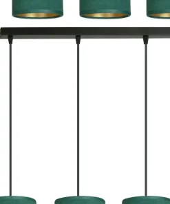 Elegancka lampa wisząca z zielonymi abażurami 1058/4 BENTE | Kaja*Sklep Kaja Hot