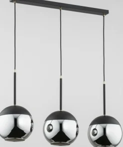 Clearance Sklep Kaja Elegancka lampa wisząca z lustrzanymi kloszami AL 62158 | Kaja