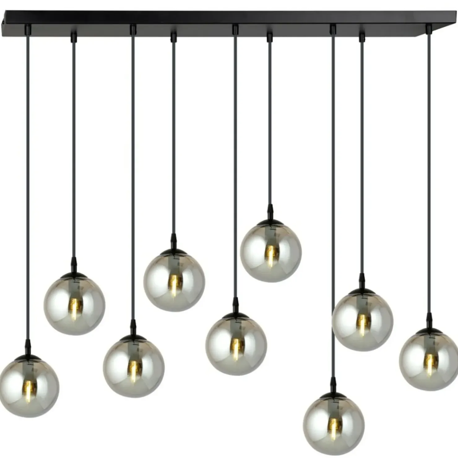 Flash Sale Sklep Kaja Elegancka lampa wisząca z grafitowymi kloszami 712/9 | Kaja