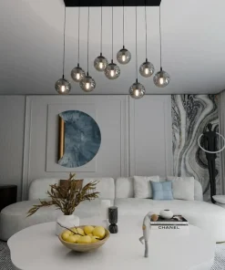 Flash Sale Sklep Kaja Elegancka lampa wisząca z grafitowymi kloszami 712/9 | Kaja