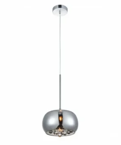 New Sklep Kaja Elegancka lampa wisząca z kryształkami AZ3082 BURN | Kaja Oświetlenie chrom