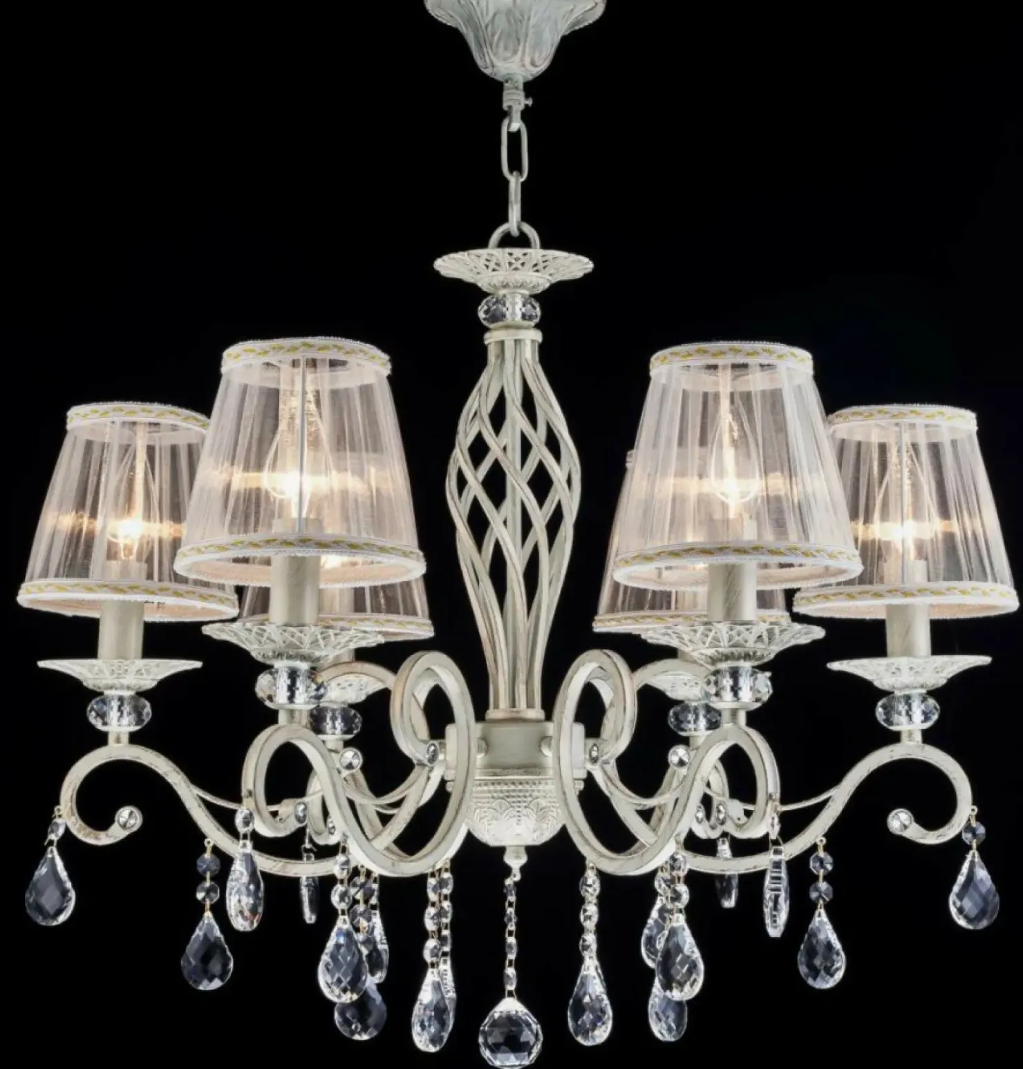Elegancka lampa z kryształkami ARM247-06-G GRACE | Kaja Oświetlenie*Sklep Kaja Clearance