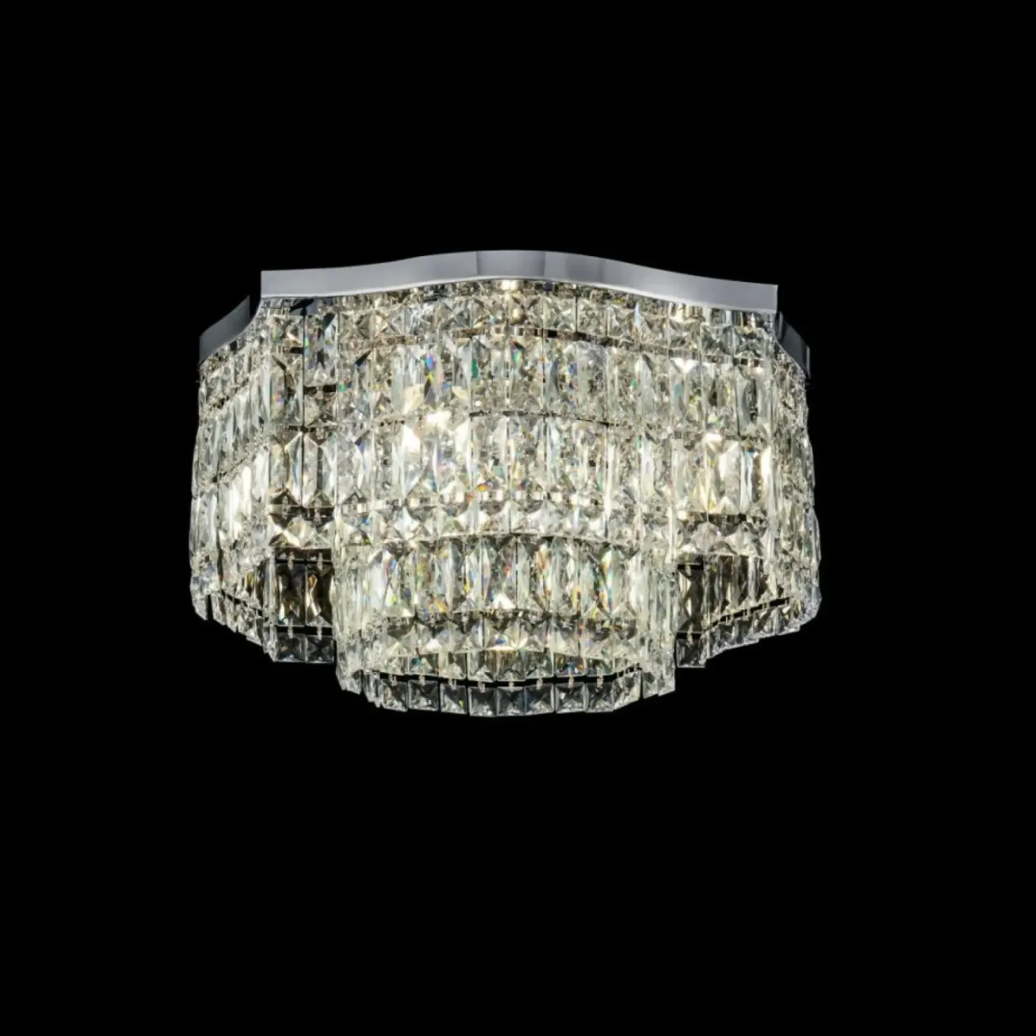 Elegancka lampa z kryształami DIA005CL-06CH DUNE | Kaja Oświetlenie*Sklep Kaja Clearance