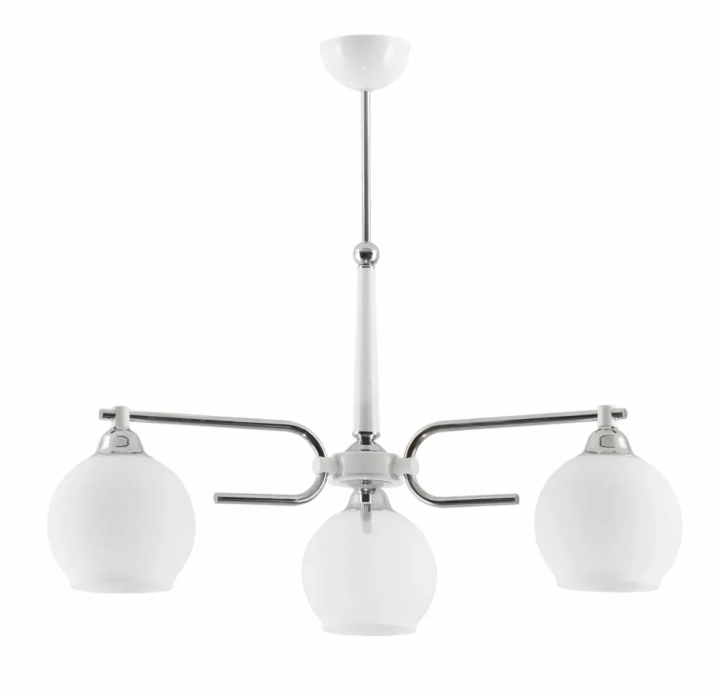 Elegancka lampa z mlecznymi kloszami JUP 1398 AXEL | Kaja Oświetlenie*Sklep Kaja Clearance