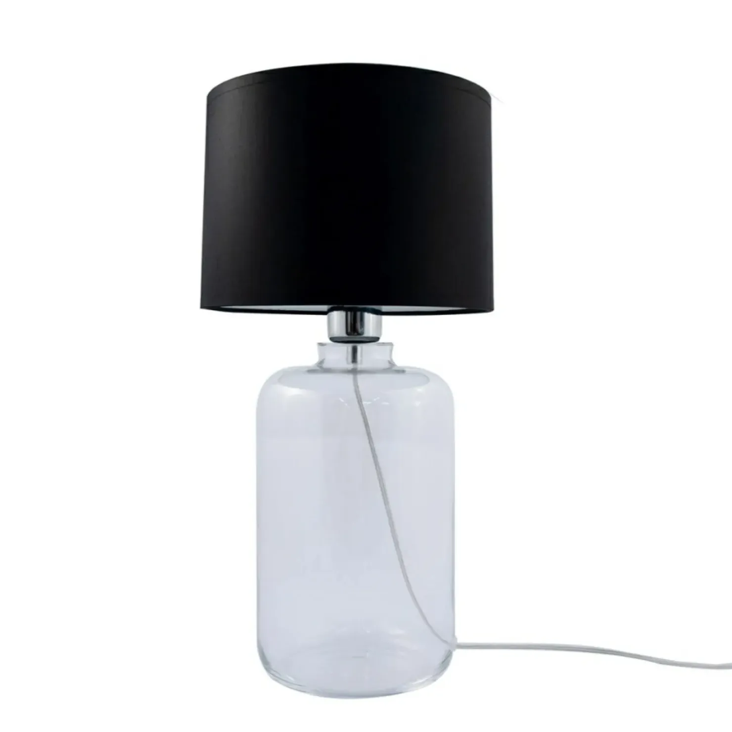 Elegancka lampka idealna na szafkę nocną 5501BK SAMASUN | Kaja*Sklep Kaja Discount