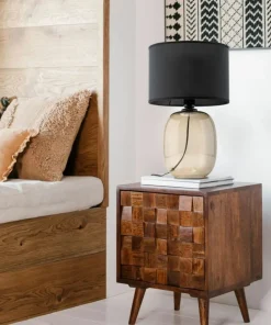Elegancka lampka na szafkę w sypialni TK 5988 MELODY TOPAZ | Kaja*Sklep Kaja Clearance