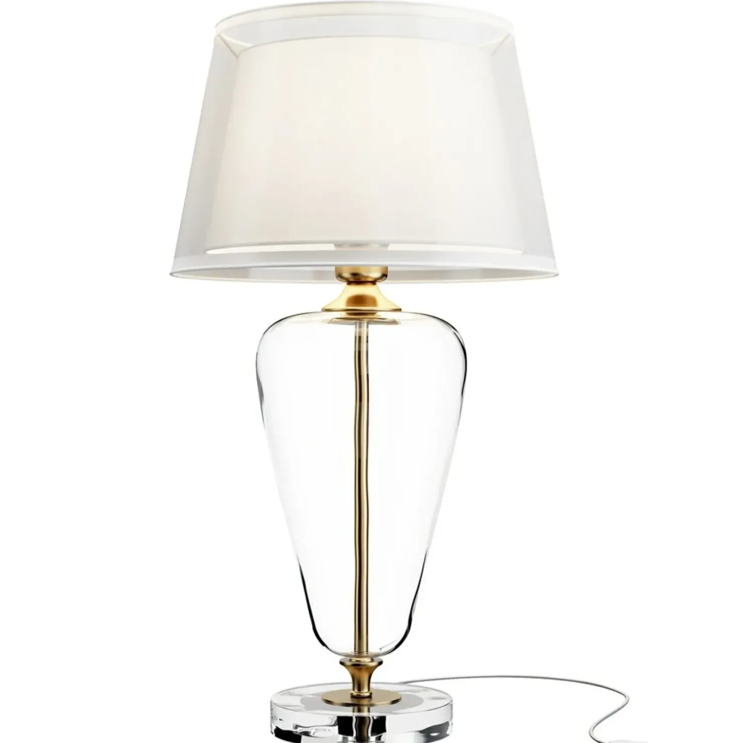 Elegancka lampka stołowa do salonu glamour Z005TL-01BS z serii VERRE*Sklep Kaja Cheap