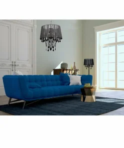 Elegancka lampka stołowa LP-5005/1T CZARNA MONA | Kaja Oświetlenie*Sklep Kaja Clearance
