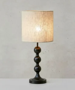Elegancka lampka stołowa z abażurem, do sypialni 108575 z serii OCTO*Sklep Kaja Online