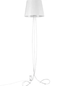 Elegancka, srebrna lampa podłogowa K-4074 IRMA | Kaja Oświetlenie*Sklep Kaja Online