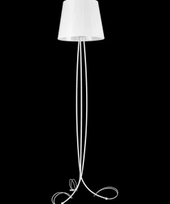 Elegancka, srebrna lampa podłogowa K-4074 IRMA | Kaja Oświetlenie*Sklep Kaja Online