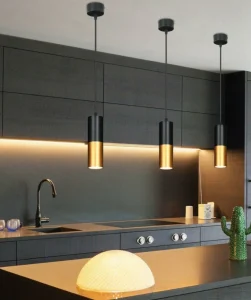 Best Sale Sklep Kaja Elegancka tuba wisząca, idealna do kuchni 31-77677 z serii TUBA | Kaja czarny