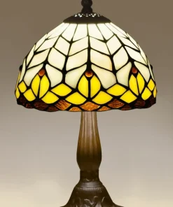 Elegancka, witrażowa lampka stołowa K-G121551 SARGAN | Kaja*Sklep Kaja New