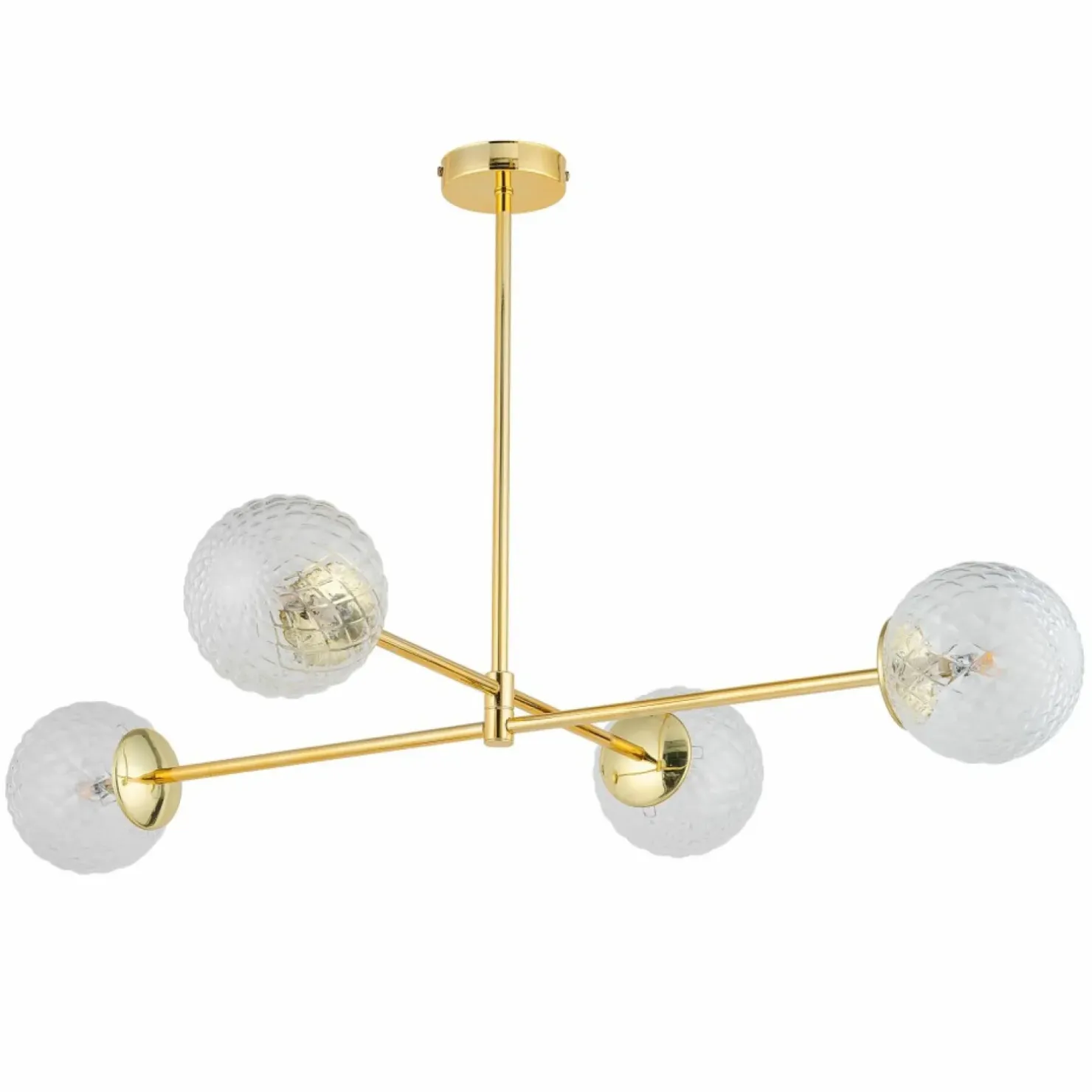 Cheap Sklep Kaja Elegancka, złota lampa sufitowa do sypialni TK 4605 z serii CADIX