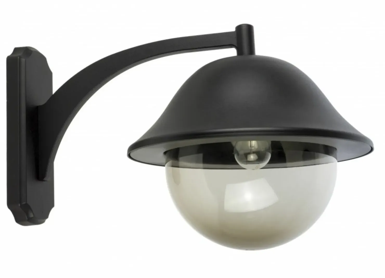 Elegancki kinkiet ścienny, czarny K 3012/1/O-BD z serii PRINCE MAX | Kaja Oświet*Sklep Kaja Shop