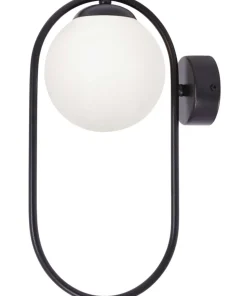 Elegancki kinkiet ścienny z mlecznym kloszem K-5105 z serii PARVA*Sklep Kaja Cheap