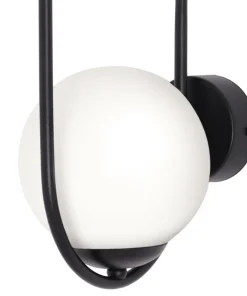 Elegancki kinkiet ścienny z mlecznym kloszem K-5105 z serii PARVA*Sklep Kaja Cheap