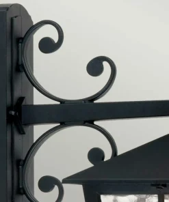 Elegancki kinkiet naścienny, IP43 BL52M-BLACK z serii CANTERBURY*Sklep Kaja Flash Sale