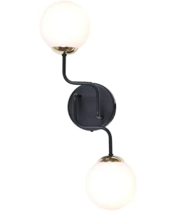 Elegancki kinkiet w kolorze czarno-złotym K-4707 z serii KA*Sklep Kaja Outlet