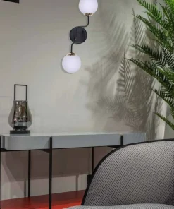 Elegancki kinkiet w kolorze czarno-złotym K-4707 z serii KA*Sklep Kaja Outlet