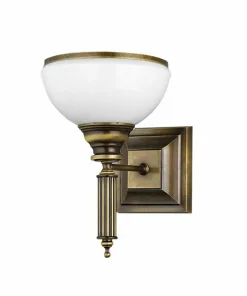 Elegancki kinkiet z mlecznym kloszem JUP 625 ZEUS | Kaja Oświetlenie*Sklep Kaja New