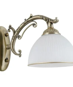 Elegancki, złoty kinkiet z kloszem WL-5122-1 FENEZA | Kaja Oświetlenie*Sklep Kaja Store