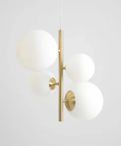 Best Sale Sklep Kaja Elegancki złoty żyrandol z kloszami 1091L40 BLOOM | Kaja Oświetlenie Zadzwońporabattel.783200183(8-16)/mailsklep@kaja.com.pl