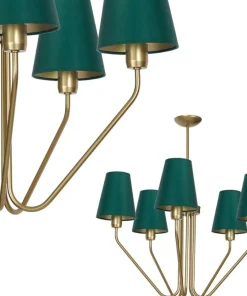 Clearance Sklep Kaja Estetyczna lampa sufitowa w zielonym kolorze MLP4908 z serii VICTORIA | Kaja Ośw