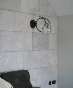 Estetyczny kinkiet ścienny z grafitowym kloszem K-5118 z serii RUBI*Sklep Kaja Best Sale