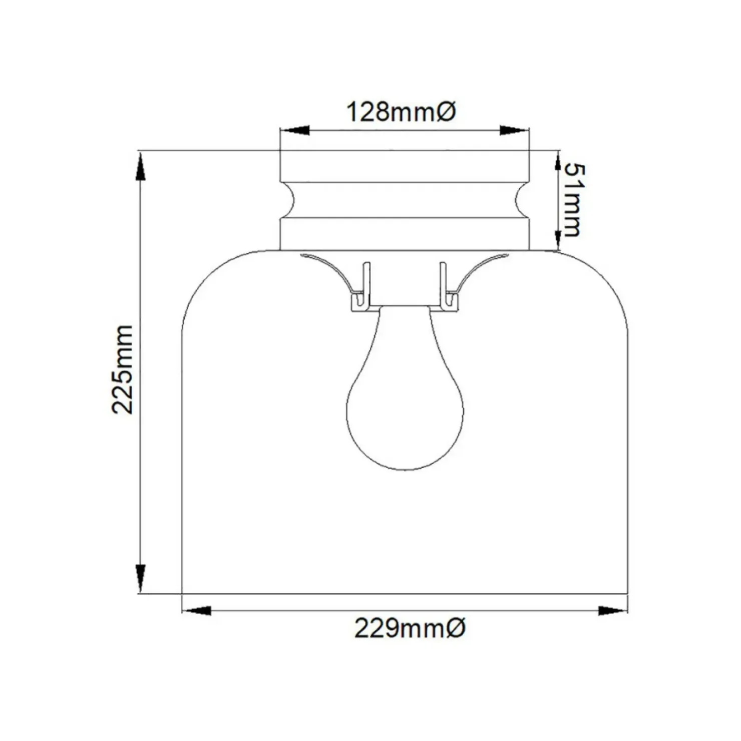 Estetyczny plafon, lampa sufitowa FE-HOUNSLOW-F-BB z serii HOUNSLOW*Sklep Kaja Discount