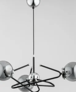 Store Sklep Kaja Futurystyczna lampa wisząca z grafitowymi kloszami AL 28473 | Kaja