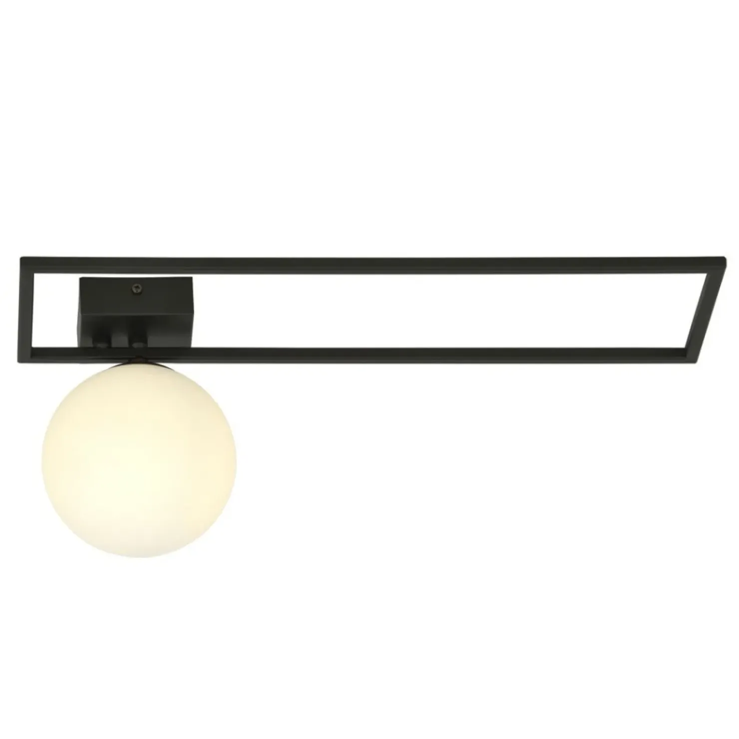 Geometryczna lampa sufitowa z białym kloszem 1130/1B IMAGO | Kaja*Sklep Kaja Sale