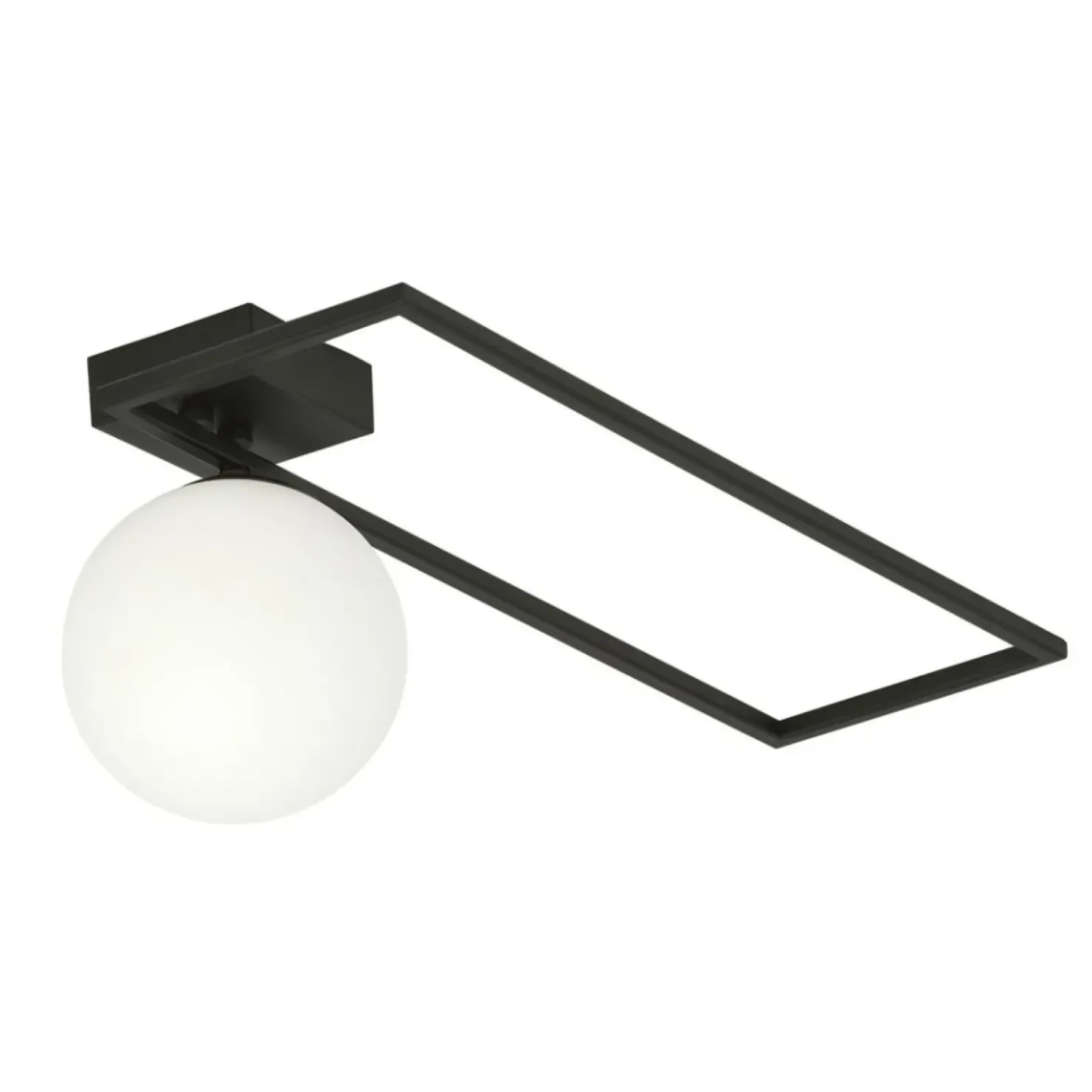 Geometryczna lampa sufitowa z białym kloszem 1130/1B IMAGO | Kaja*Sklep Kaja Sale