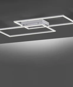 New Sklep Kaja Geometryczna lampa sufitowa LED 8193-55 z serii INIGO | Kaja szary