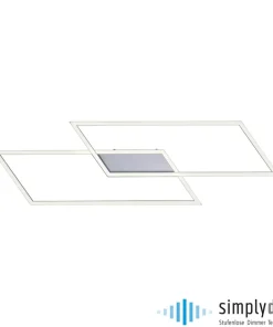 New Sklep Kaja Geometryczna lampa sufitowa LED 8193-55 z serii INIGO | Kaja szary