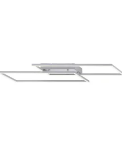 New Sklep Kaja Geometryczna lampa sufitowa LED 8193-55 z serii INIGO | Kaja szary