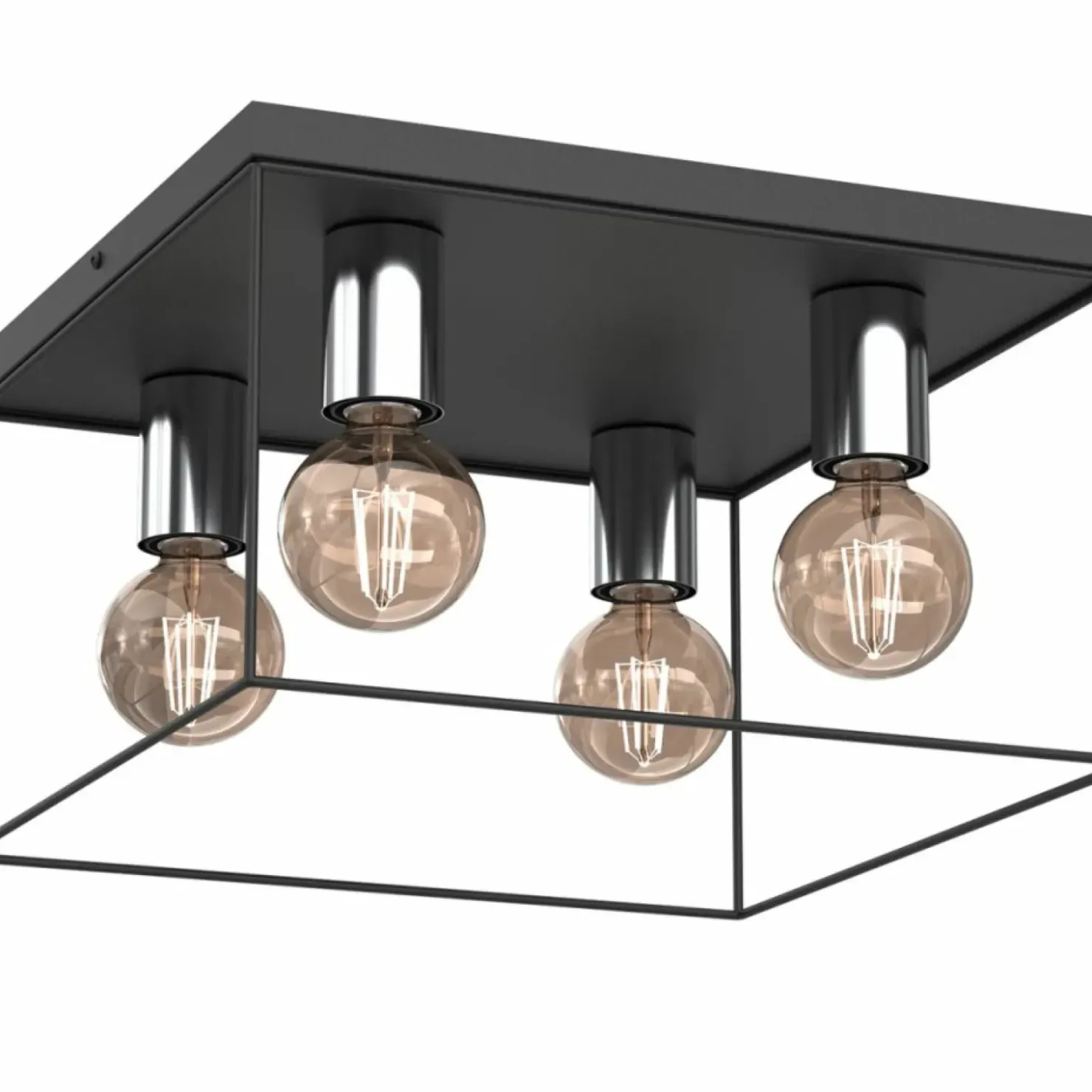 Geometryczna lampa sufitowa, druciana kostka LX 8118 HOMEN | Kaja*Sklep Kaja Online