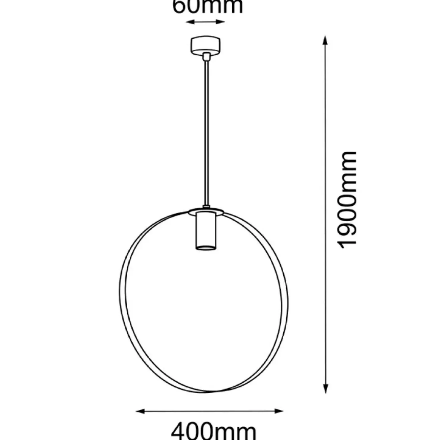 Fashion Sklep Kaja Geometryczna lampa wisząca GU10 ⌀40cm ANT 5149 ORTIGA | Kaja
