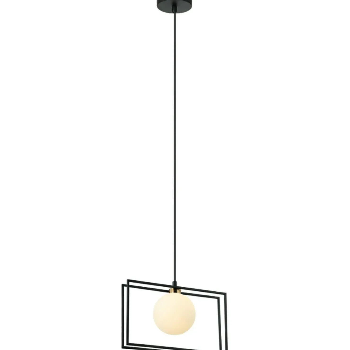 Best Sale Sklep Kaja Geometryczna lampa wisząca PND-53423-1-BK GROSETTA | Kaja Oświetlenie