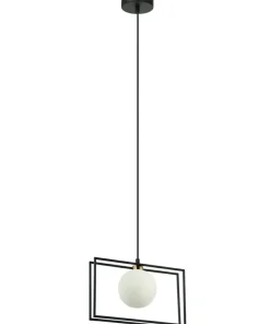Best Sale Sklep Kaja Geometryczna lampa wisząca PND-53423-1-BK GROSETTA | Kaja Oświetlenie
