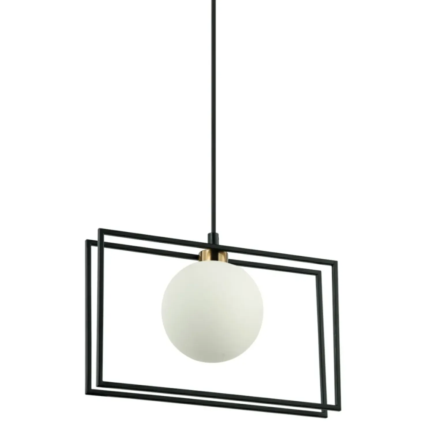 Best Sale Sklep Kaja Geometryczna lampa wisząca PND-53423-1-BK GROSETTA | Kaja Oświetlenie
